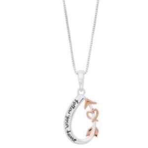 Dainty sterling silver daughter necklace